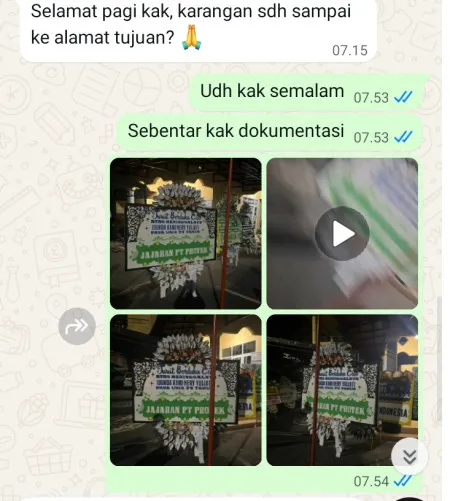 Pengiriman Papan Bunga Selamat Pagergunung Ulujami