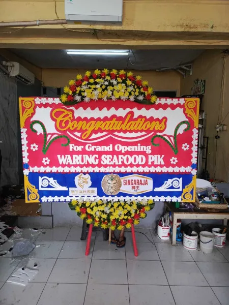 Papan Bunga Ucapan Selamat Pagergunung Ulujami
