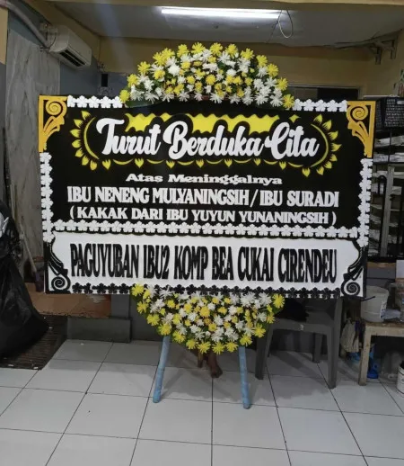 Papan Bunga Duka Pagergunung Ulujami